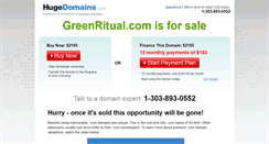 Desktop Screenshot of greenritual.com